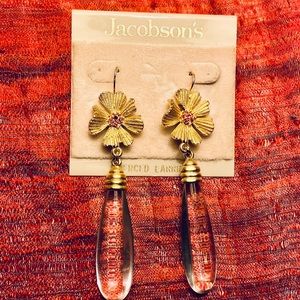 Pierced drop earrings by Jacobson’s